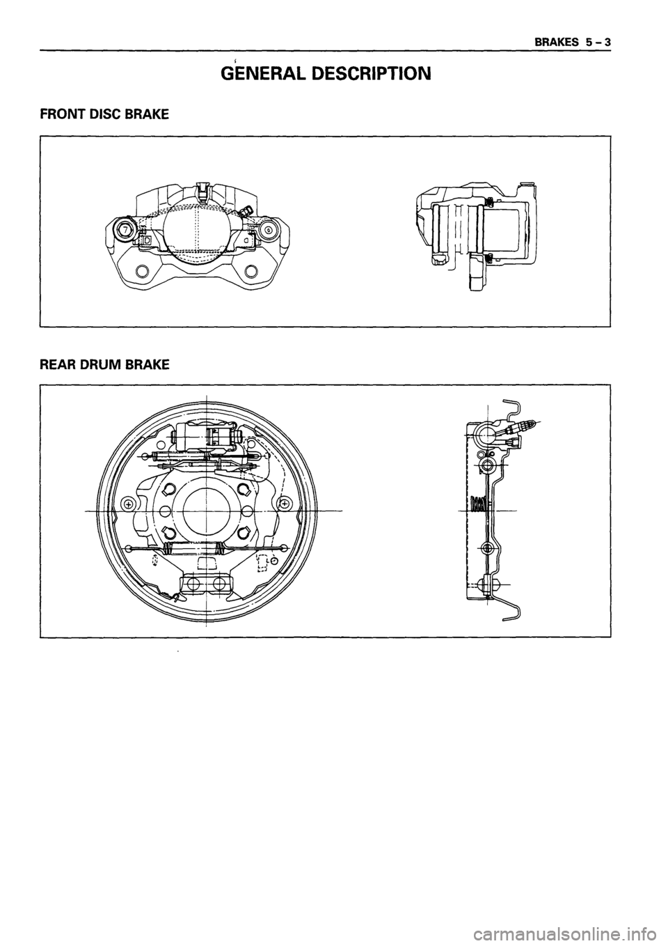 ISUZU DB SERIES 1993  Workshop Manual 