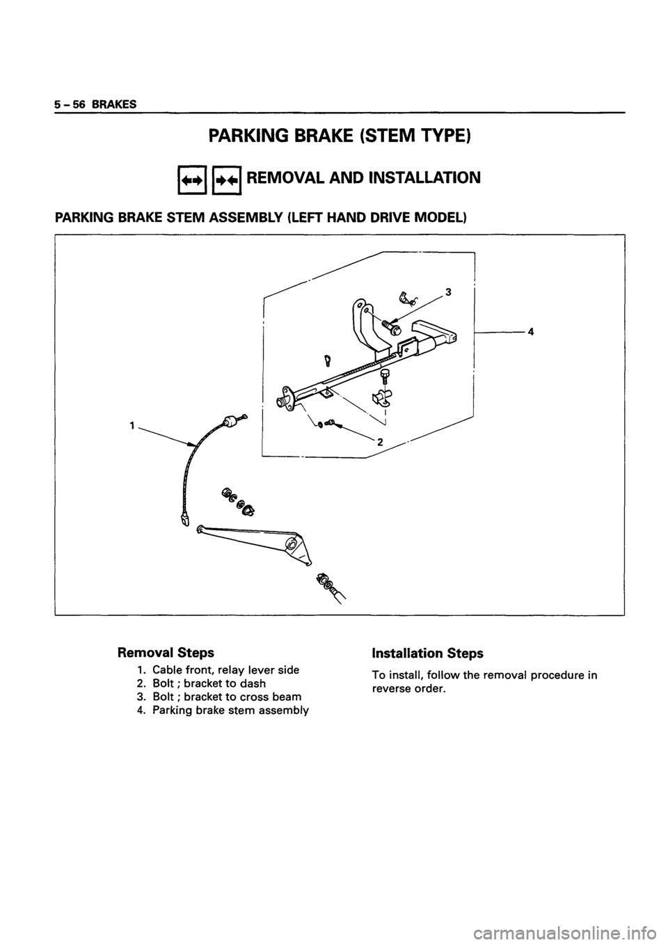 ISUZU DB SERIES 1993  Workshop Manual 