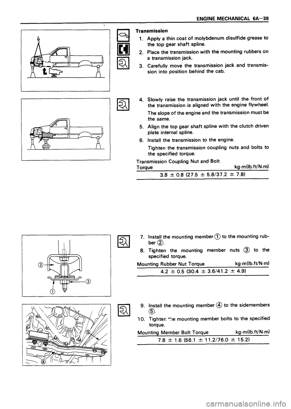 ISUZU DB SERIES 1993  Workshop Manual 
