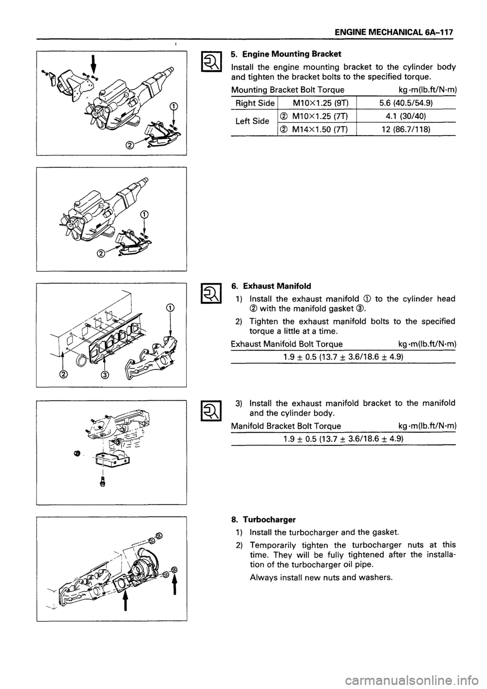 ISUZU DB SERIES 1993  Workshop Manual 