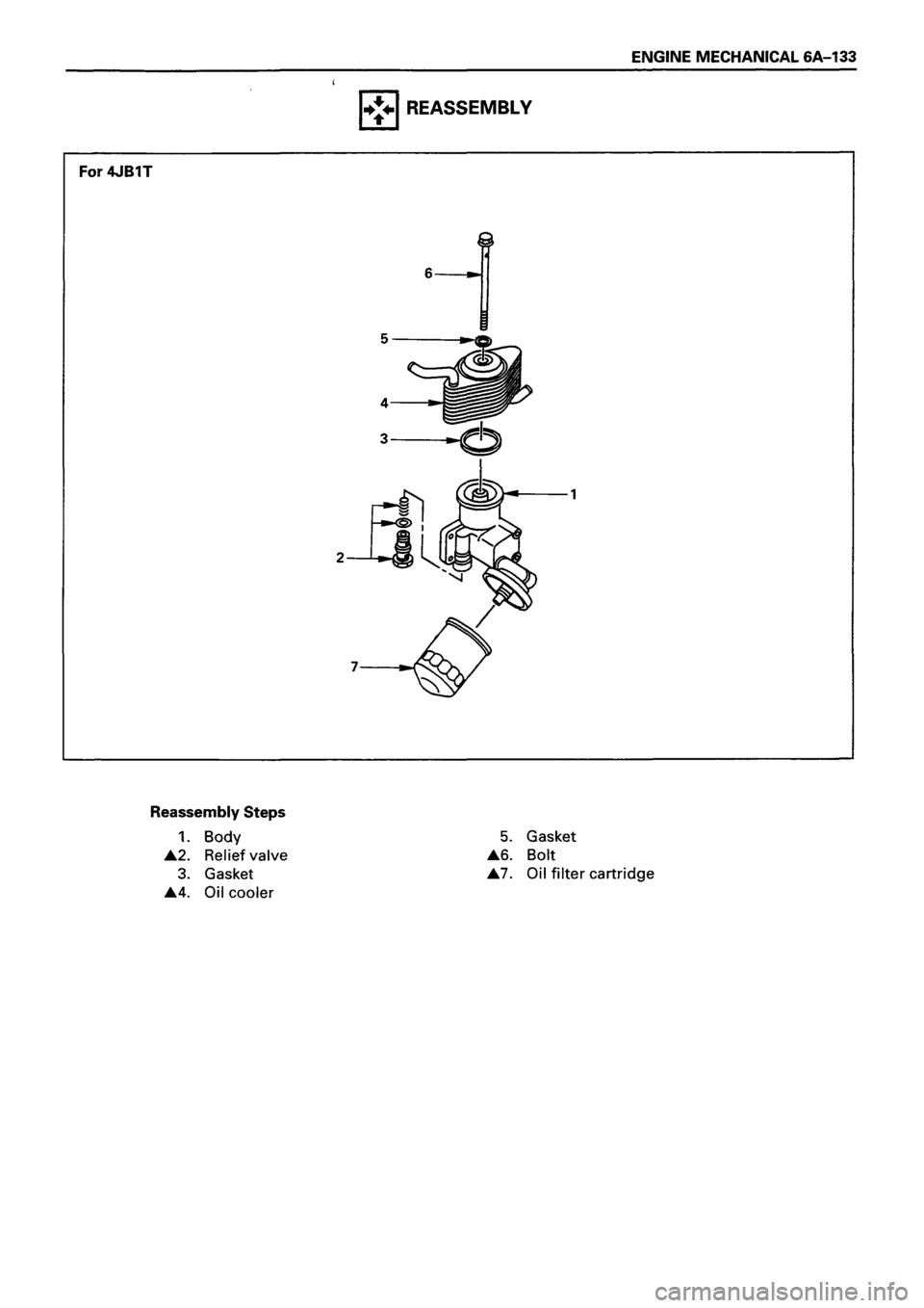 ISUZU DB SERIES 1993  Workshop Manual 