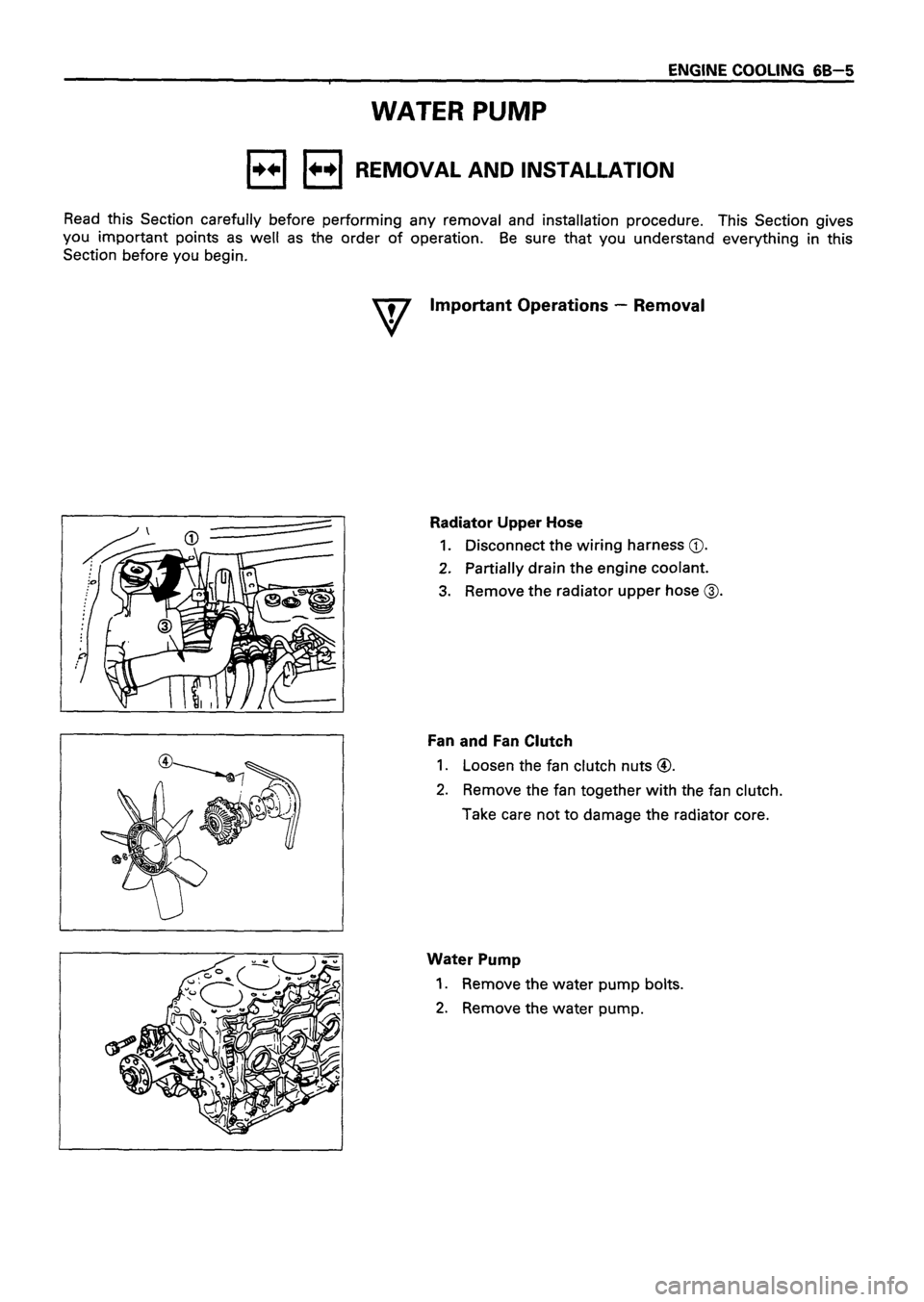 ISUZU DB SERIES 1993  Workshop Manual 