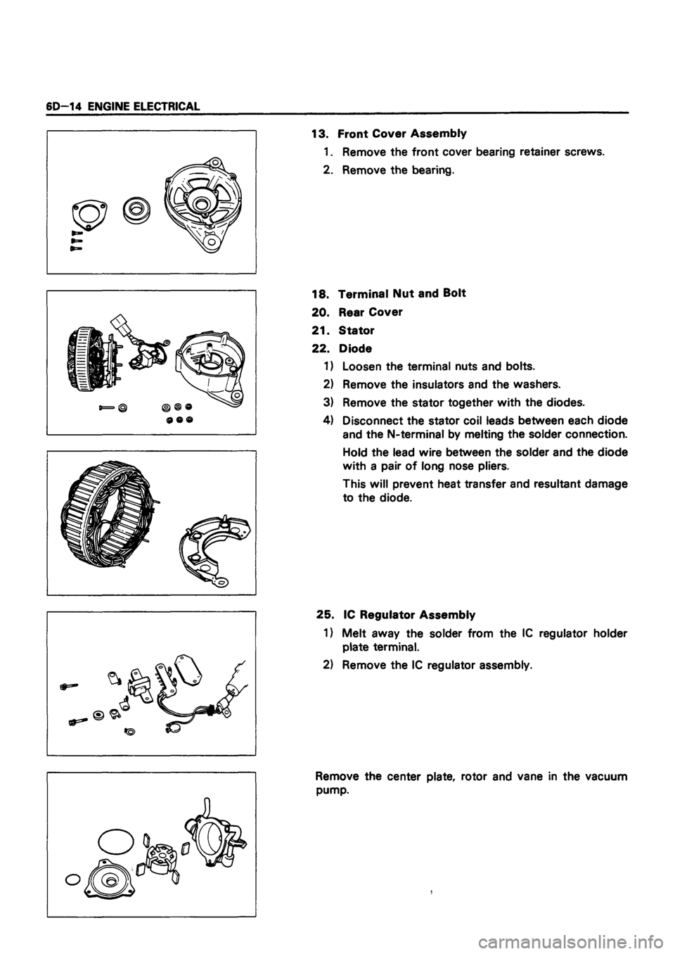 ISUZU DB SERIES 1993  Workshop Manual 