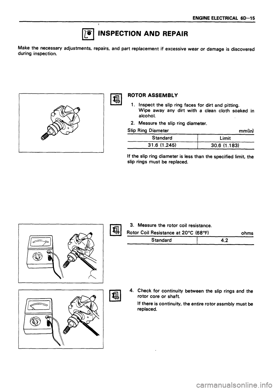 ISUZU DB SERIES 1993  Workshop Manual 
