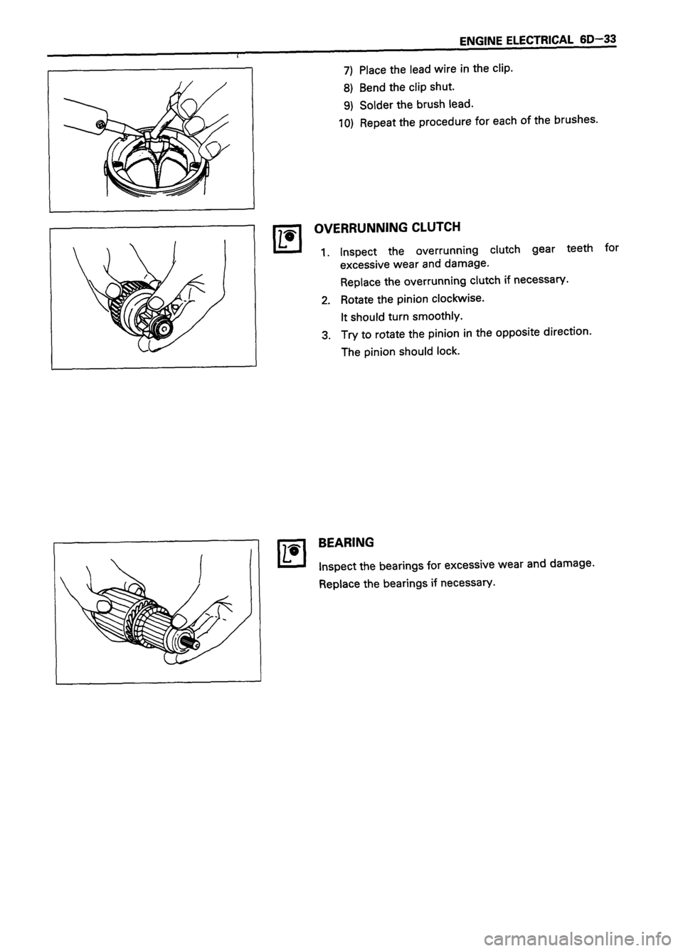 ISUZU DB SERIES 1993  Workshop Manual 