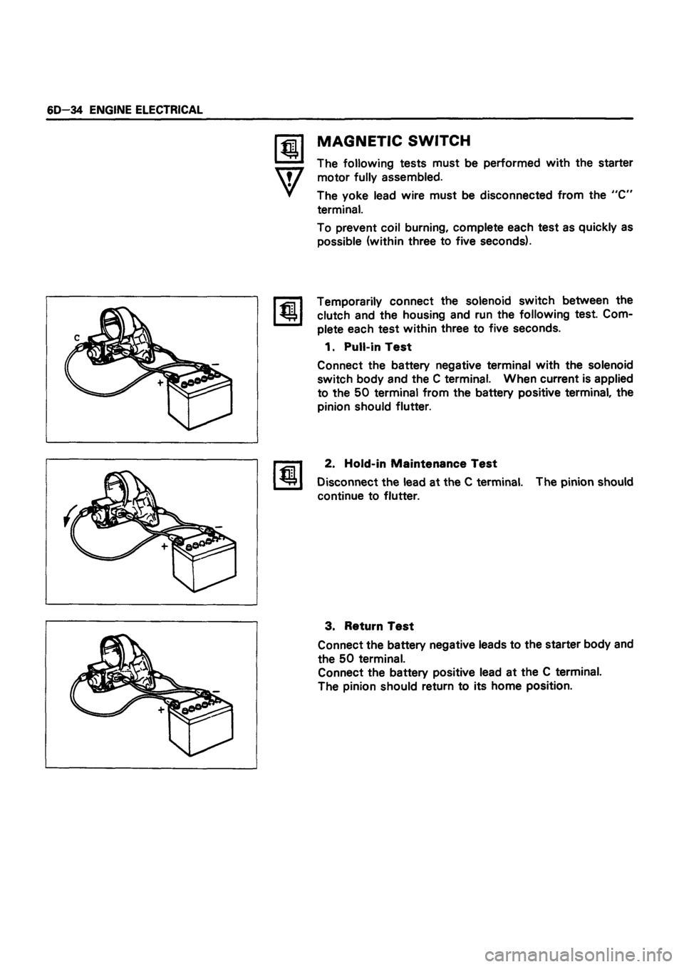 ISUZU DB SERIES 1993  Workshop Manual 
