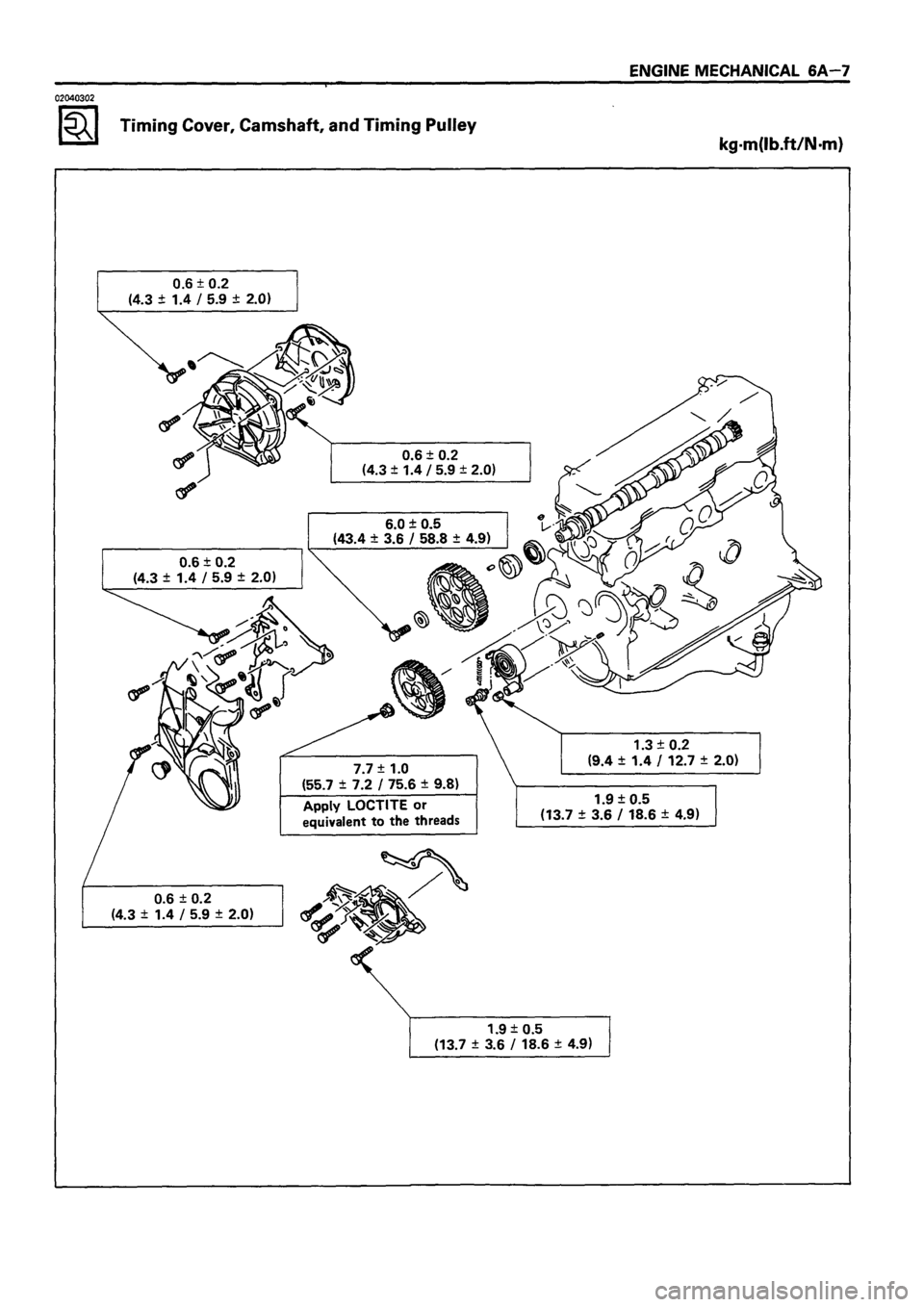 ISUZU DB SERIES 1993  Workshop Manual 