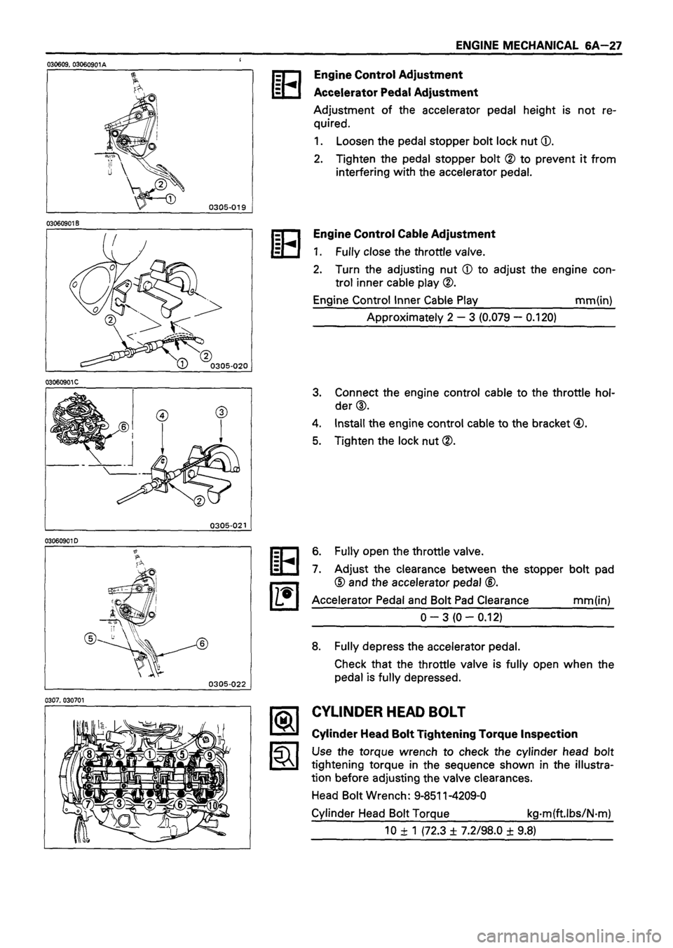 ISUZU DB SERIES 1993  Workshop Manual 