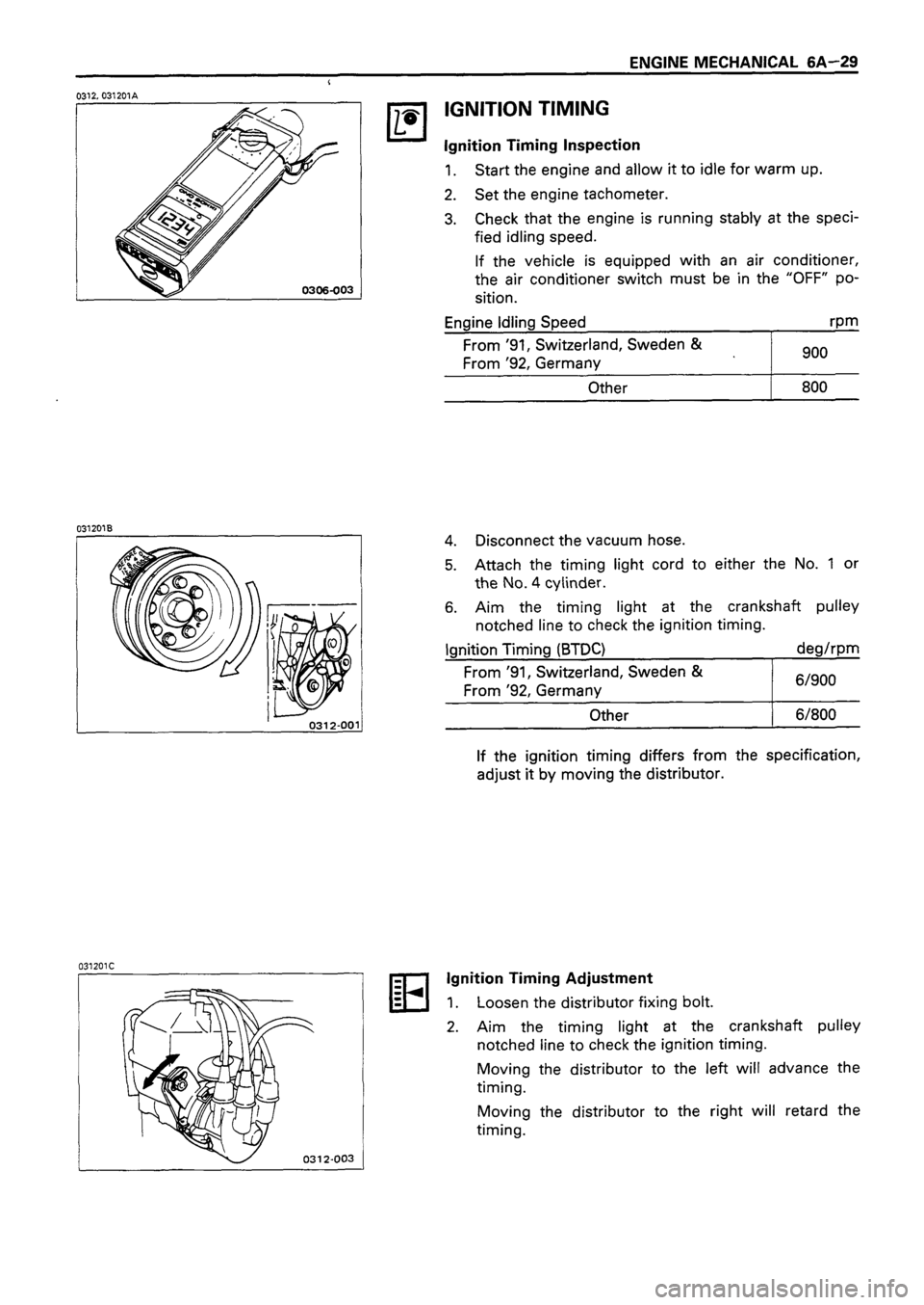 ISUZU DB SERIES 1993  Workshop Manual 