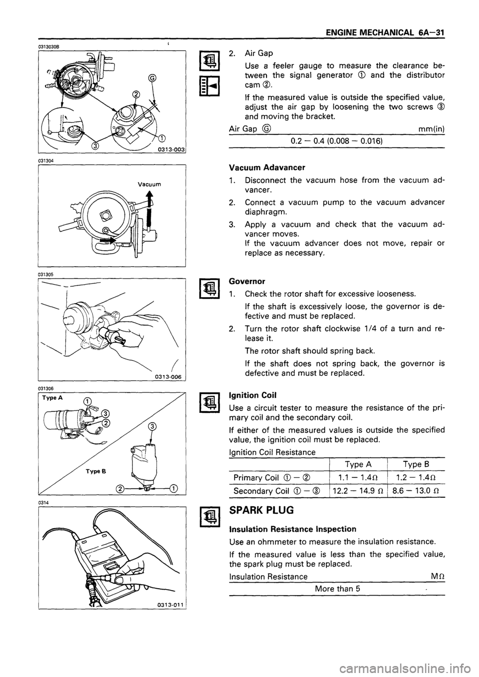 ISUZU DB SERIES 1993  Workshop Manual 