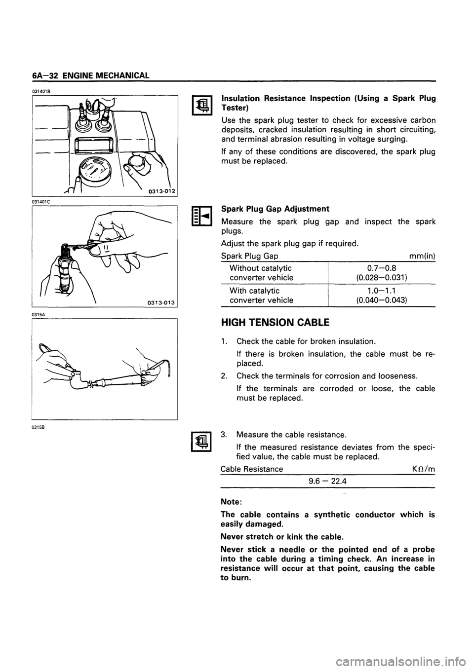 ISUZU DB SERIES 1993  Workshop Manual 