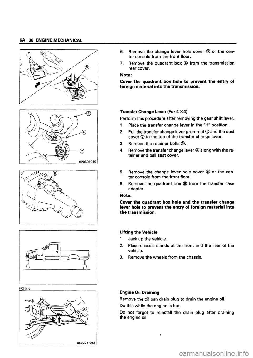 ISUZU DB SERIES 1993  Workshop Manual 