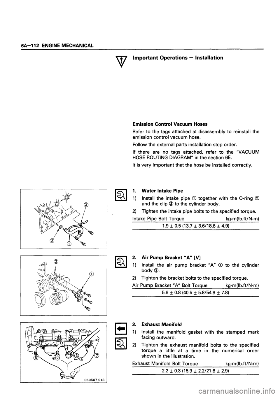 ISUZU DB SERIES 1993  Workshop Manual 