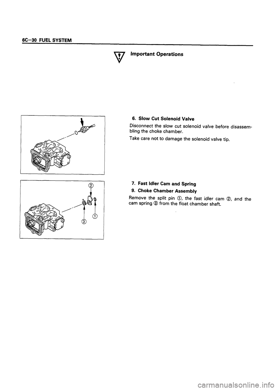 ISUZU TF SERIES 1993  Workshop Manual 