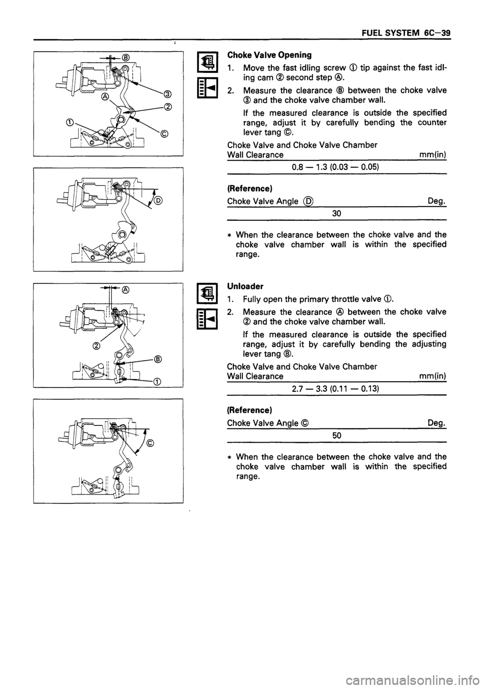 ISUZU TF SERIES 1993  Workshop Manual 