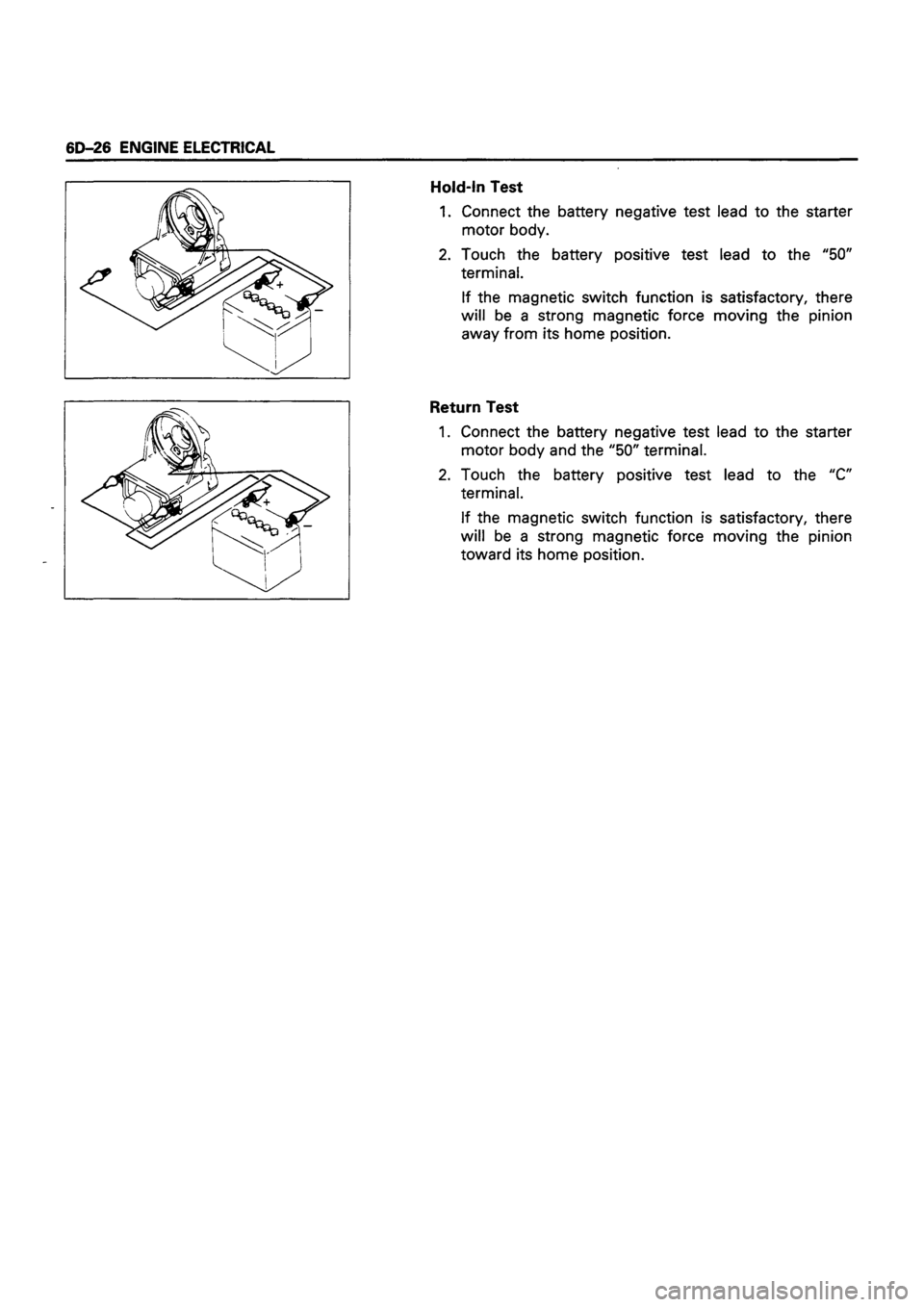 ISUZU TF SERIES 1993  Workshop Manual 