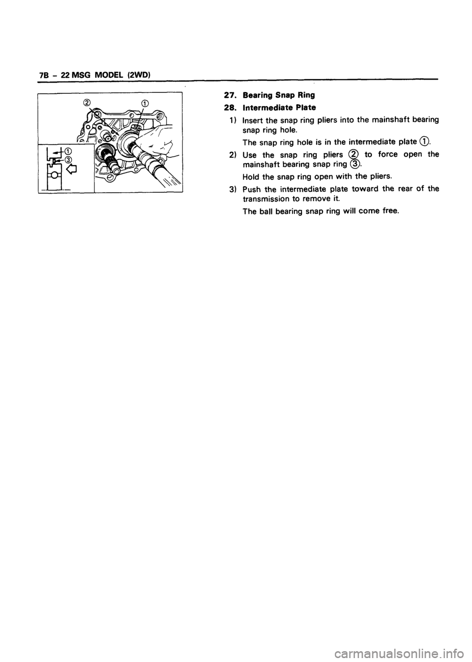 ISUZU TF SERIES 1993  Workshop Manual 