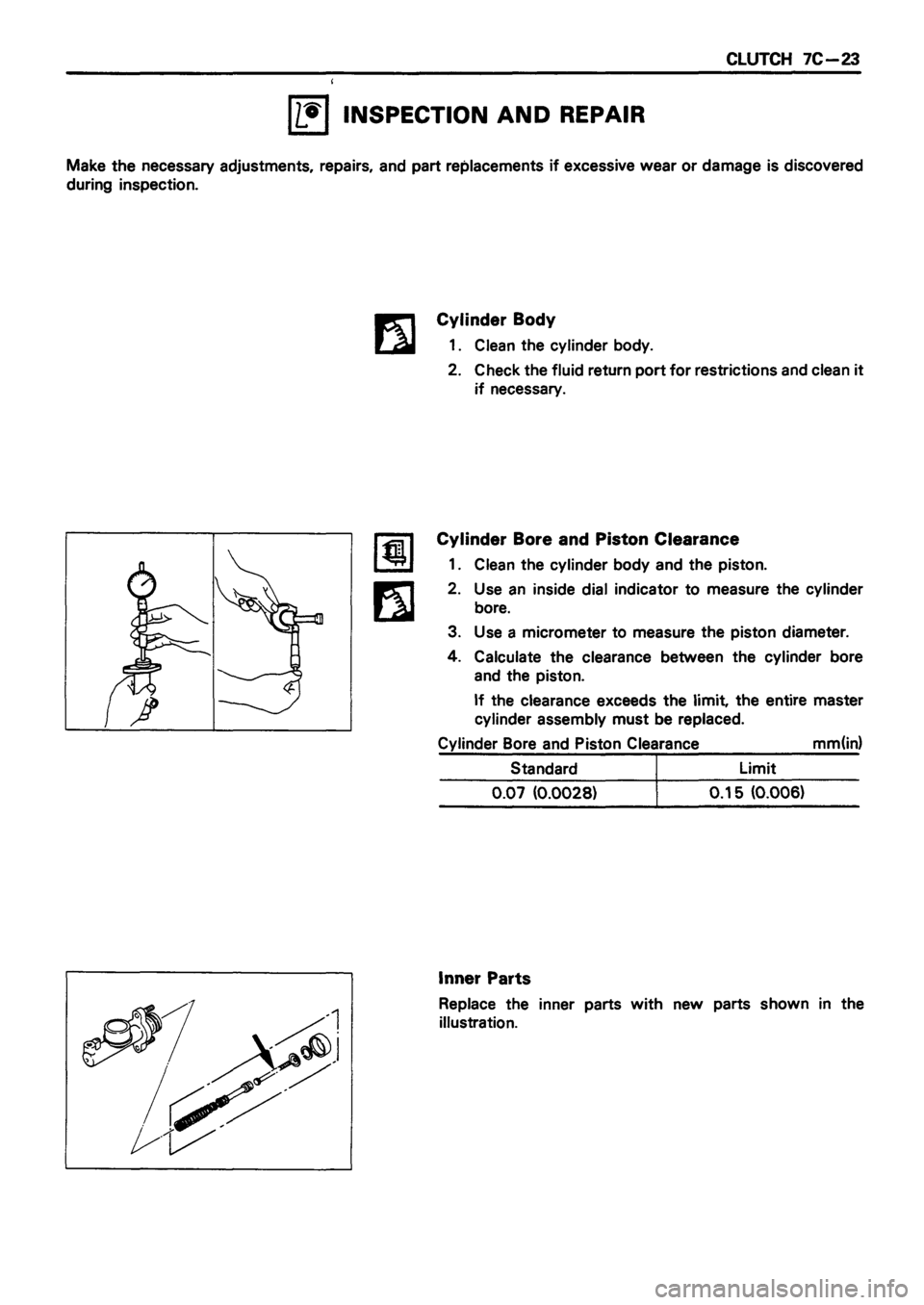 ISUZU TF SERIES 1993  Workshop Manual 