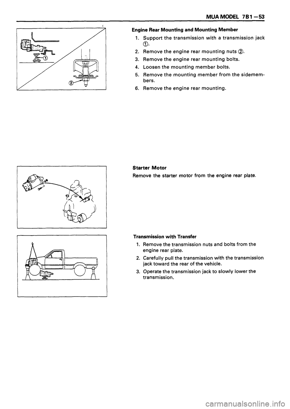 ISUZU TF SERIES 1993  Workshop Manual 