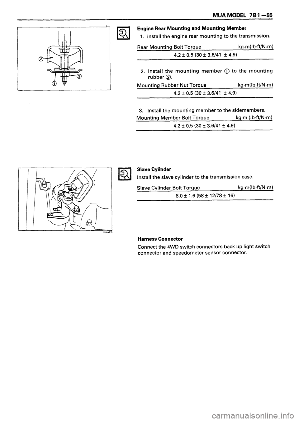 ISUZU TF SERIES 1993  Workshop Manual 