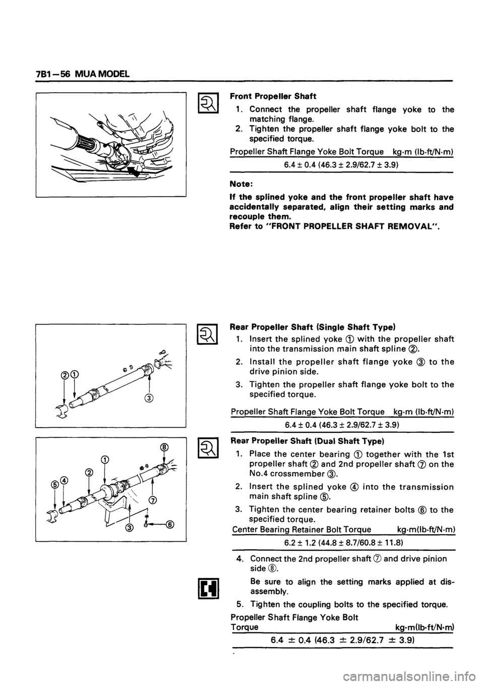 ISUZU TF SERIES 1993  Workshop Manual 