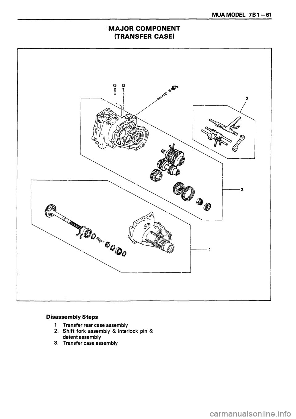 ISUZU TF SERIES 1993  Workshop Manual 