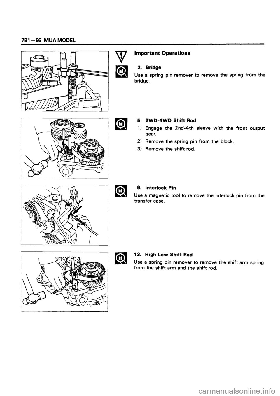 ISUZU TF SERIES 1993  Workshop Manual 
