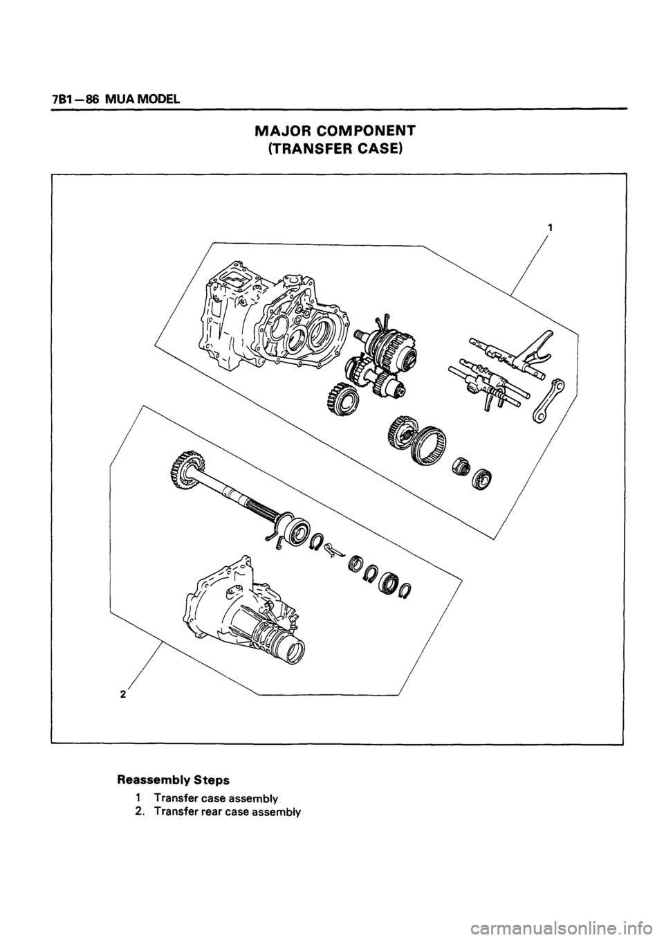 ISUZU TF SERIES 1993  Workshop Manual 