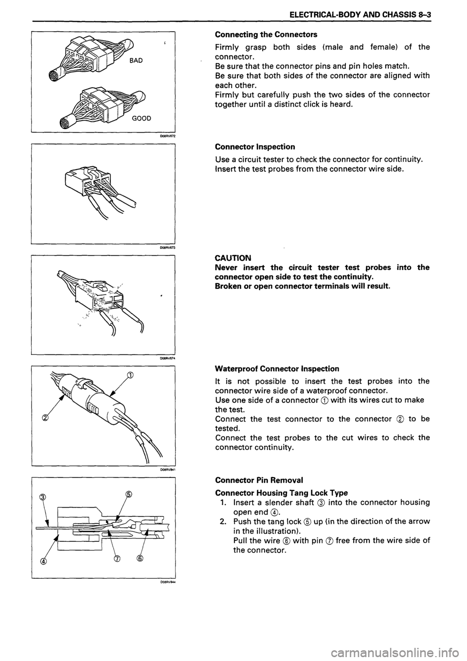 ISUZU TF SERIES 1993  Workshop Manual 