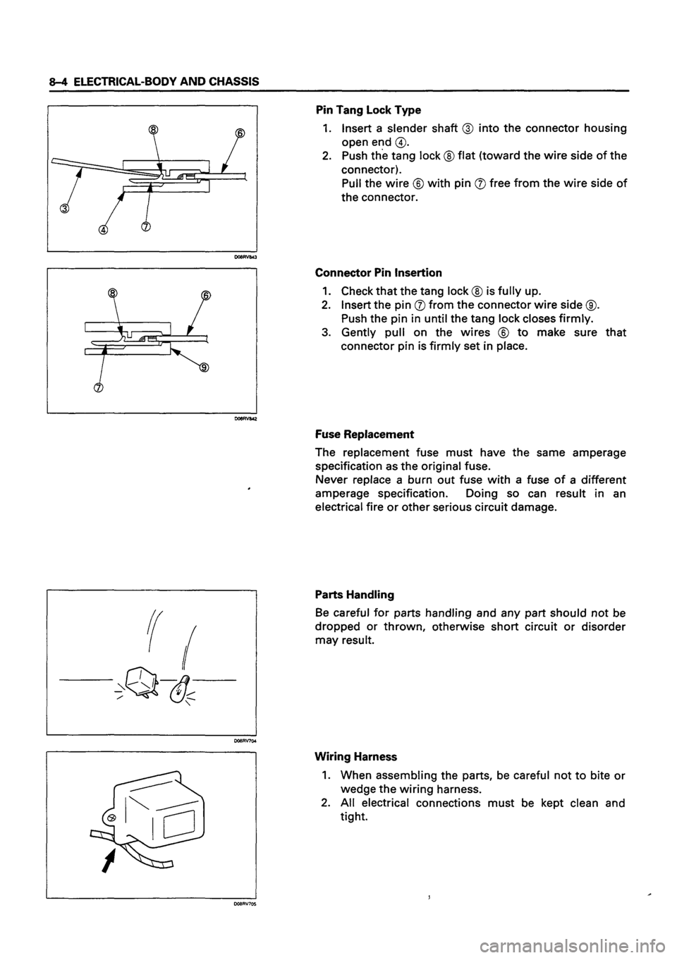ISUZU TF SERIES 1993  Workshop Manual 