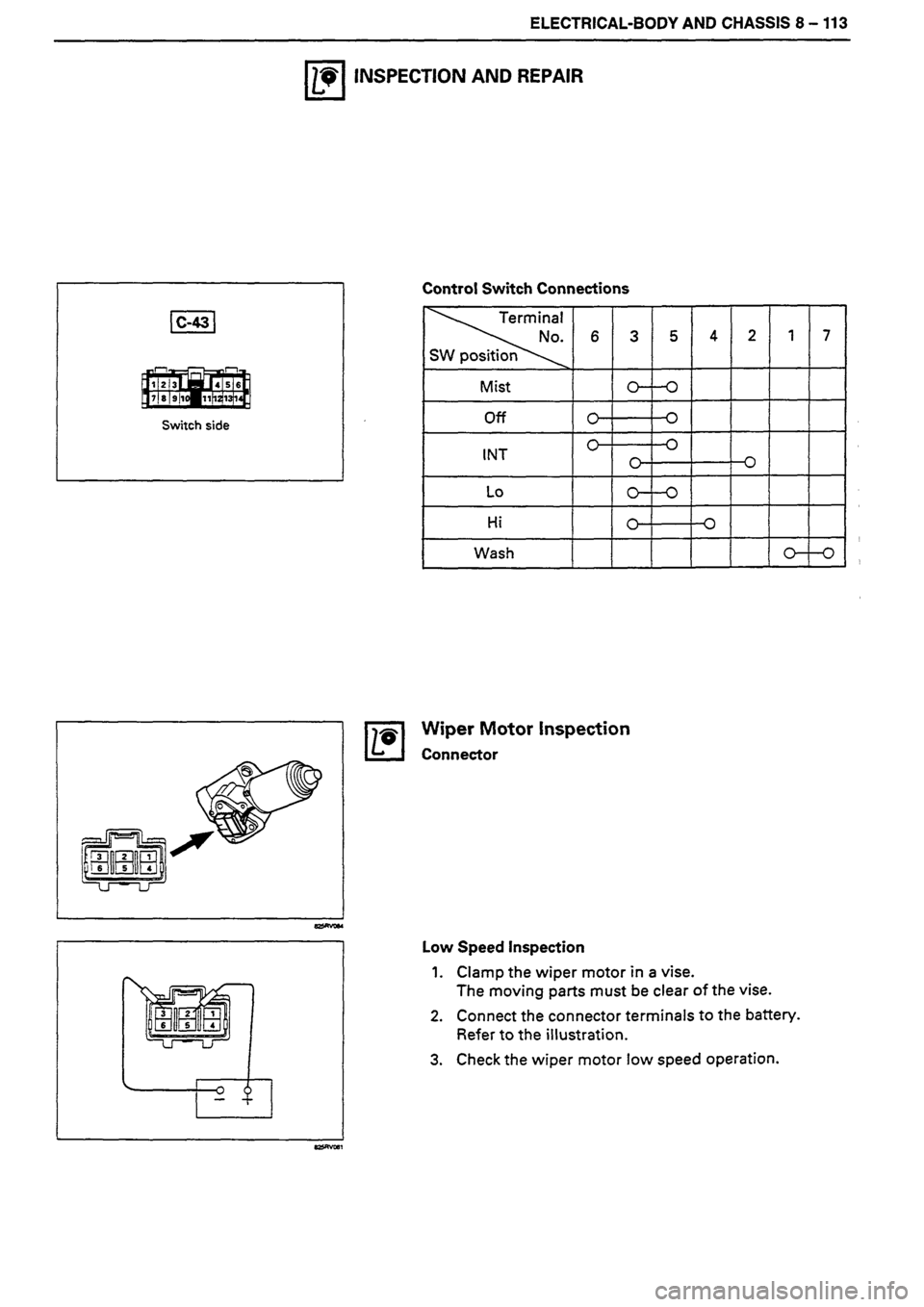 ISUZU TF SERIES 1993  Workshop Manual 