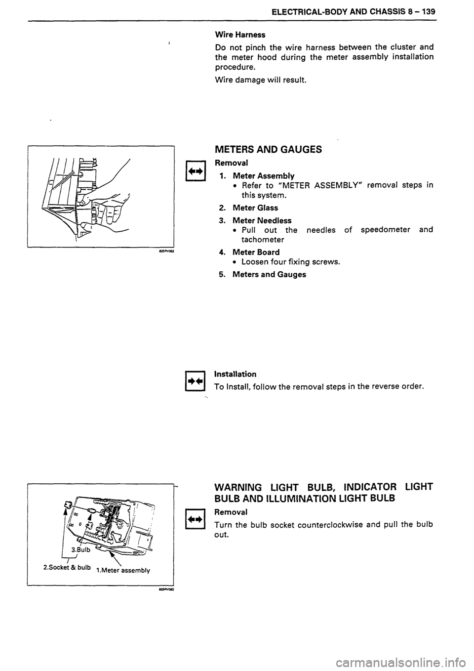 ISUZU TF SERIES 1993  Workshop Manual 
