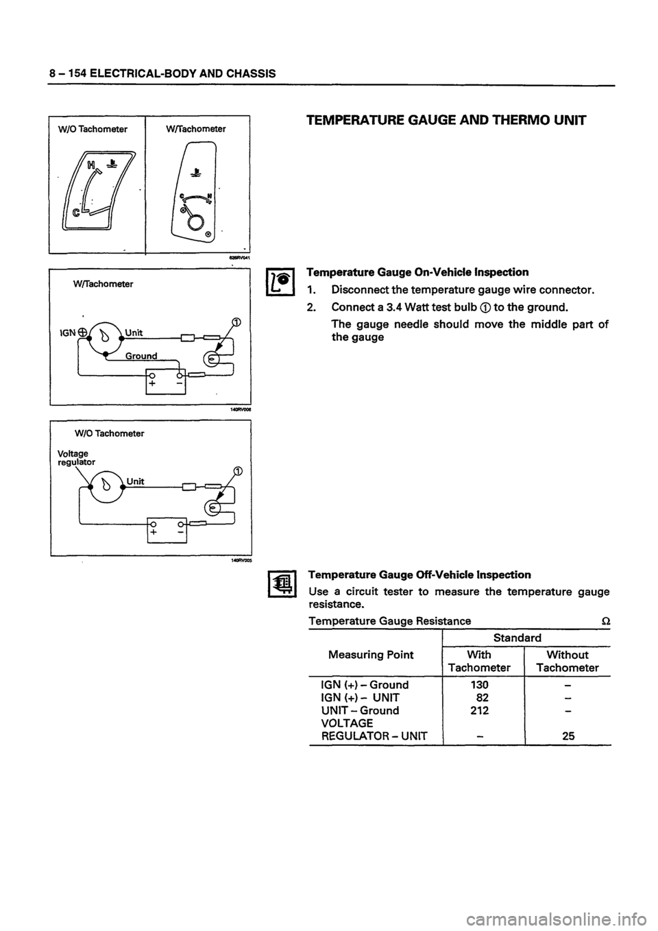 ISUZU TF SERIES 1993  Workshop Manual 