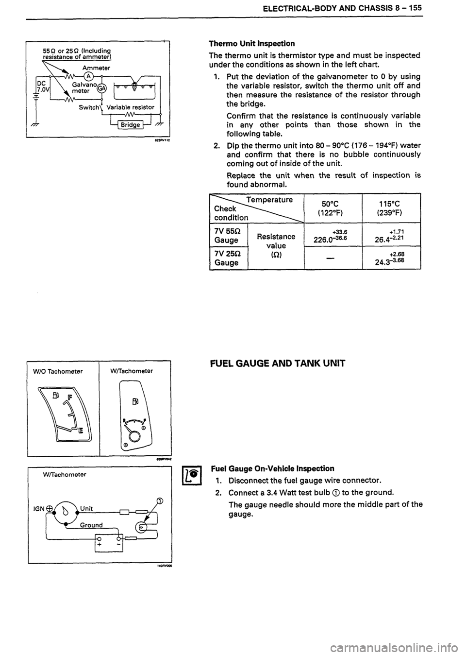 ISUZU TF SERIES 1993  Workshop Manual 