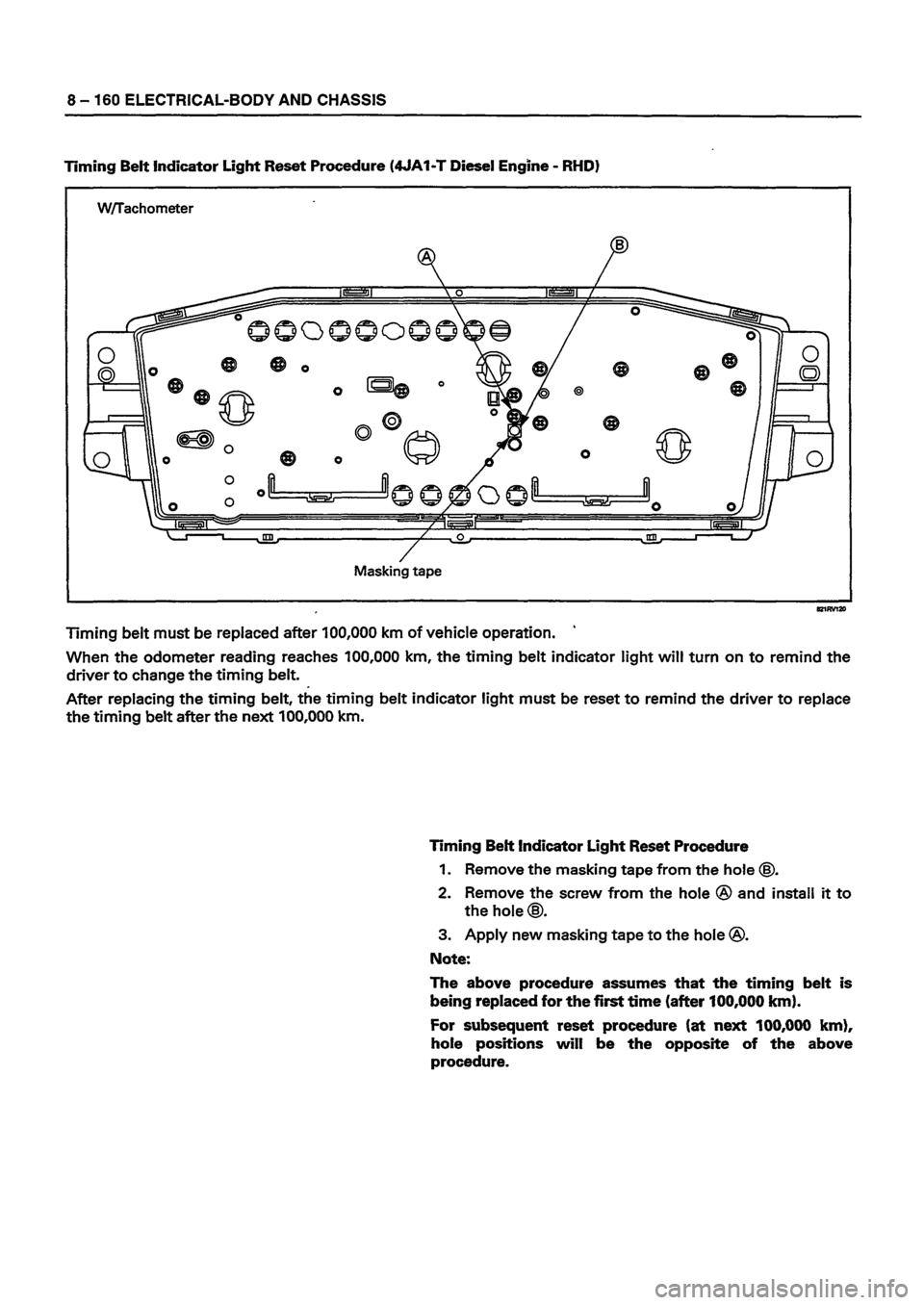 ISUZU TF SERIES 1993  Workshop Manual 