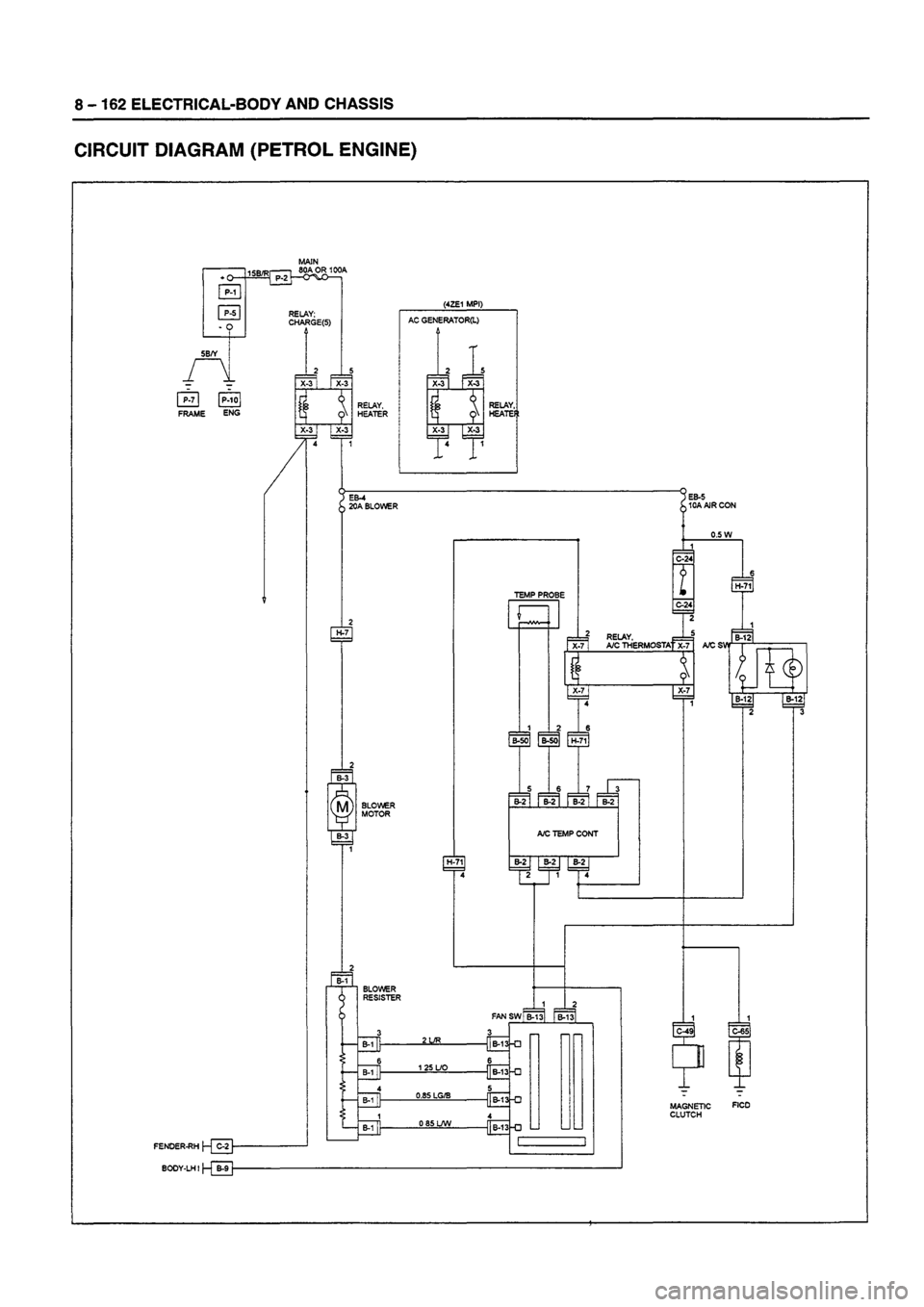 ISUZU TF SERIES 1993  Workshop Manual 