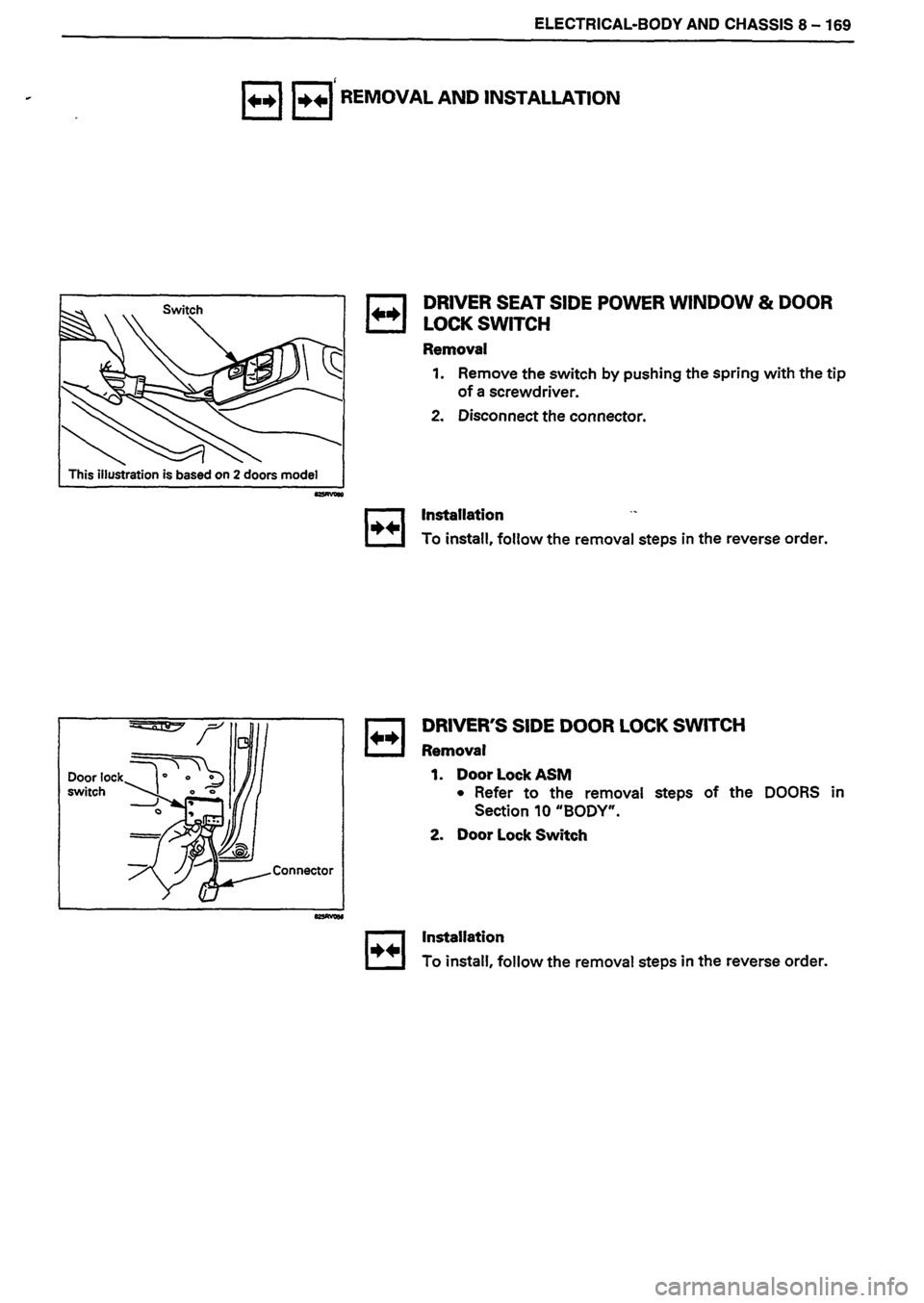 ISUZU TF SERIES 1993  Workshop Manual 