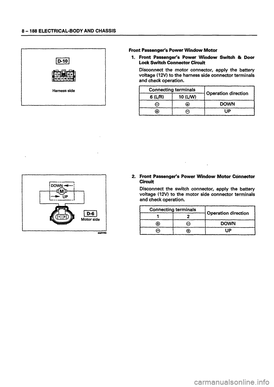 ISUZU TF SERIES 1993  Workshop Manual 