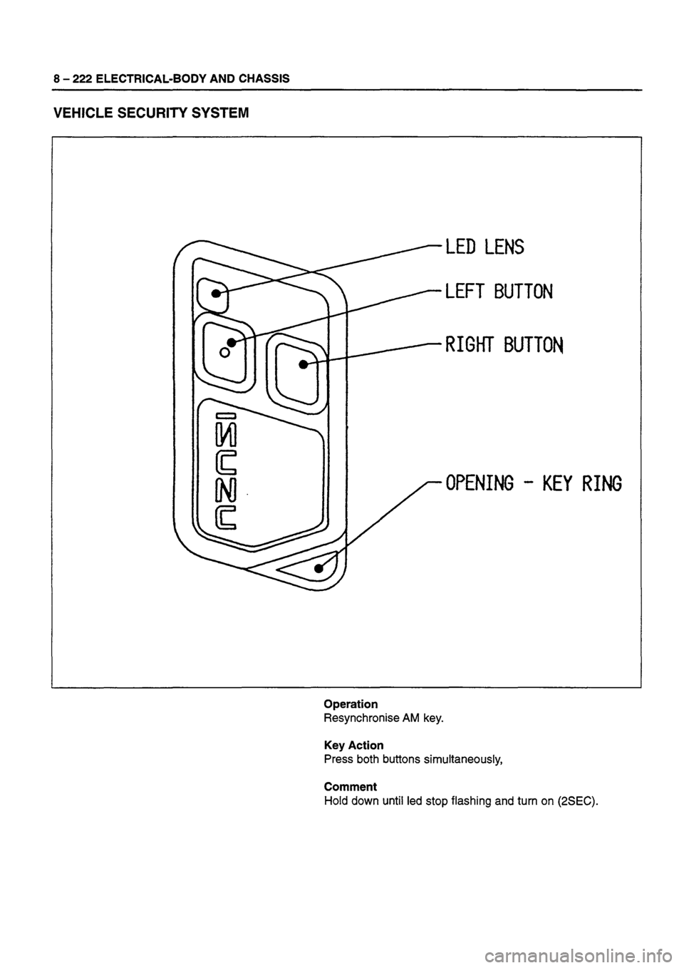 ISUZU TF SERIES 1993  Workshop Manual 