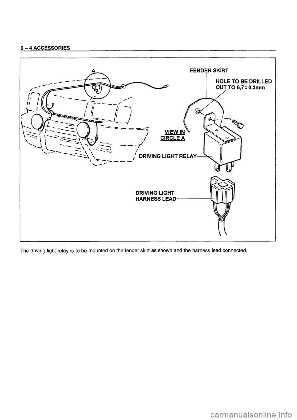 ISUZU TF SERIES 1993  Workshop Manual 
