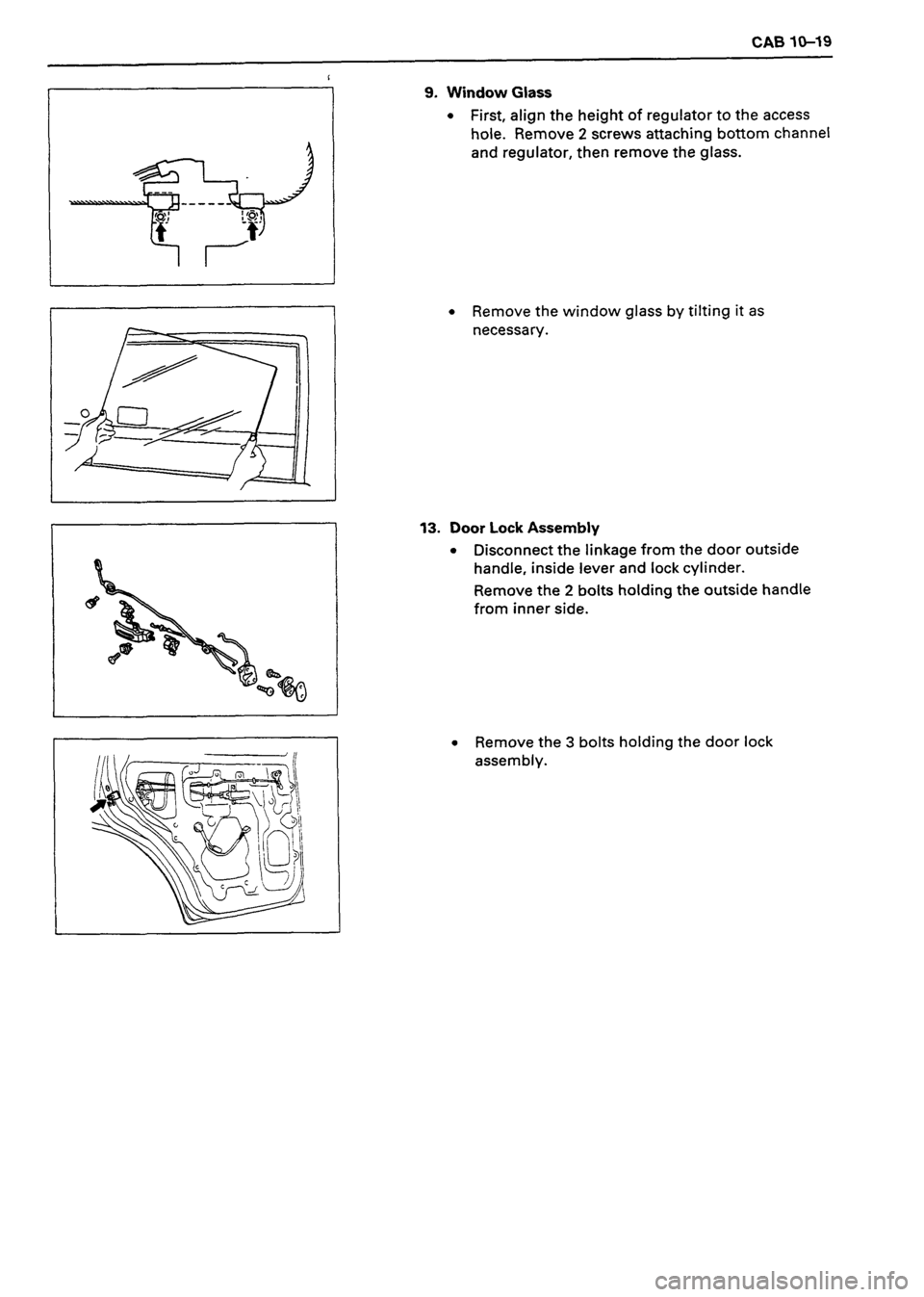 ISUZU TF SERIES 1993  Workshop Manual 