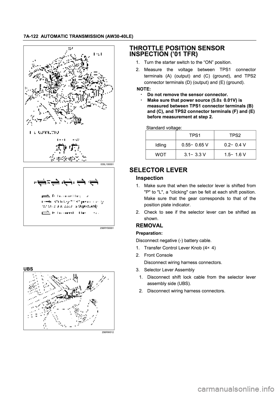 ISUZU TFR SERIES 1997  Workshop Manual ~�
~�¶
¶¶ ¶
µµ
µµ
�
�
·
� 
