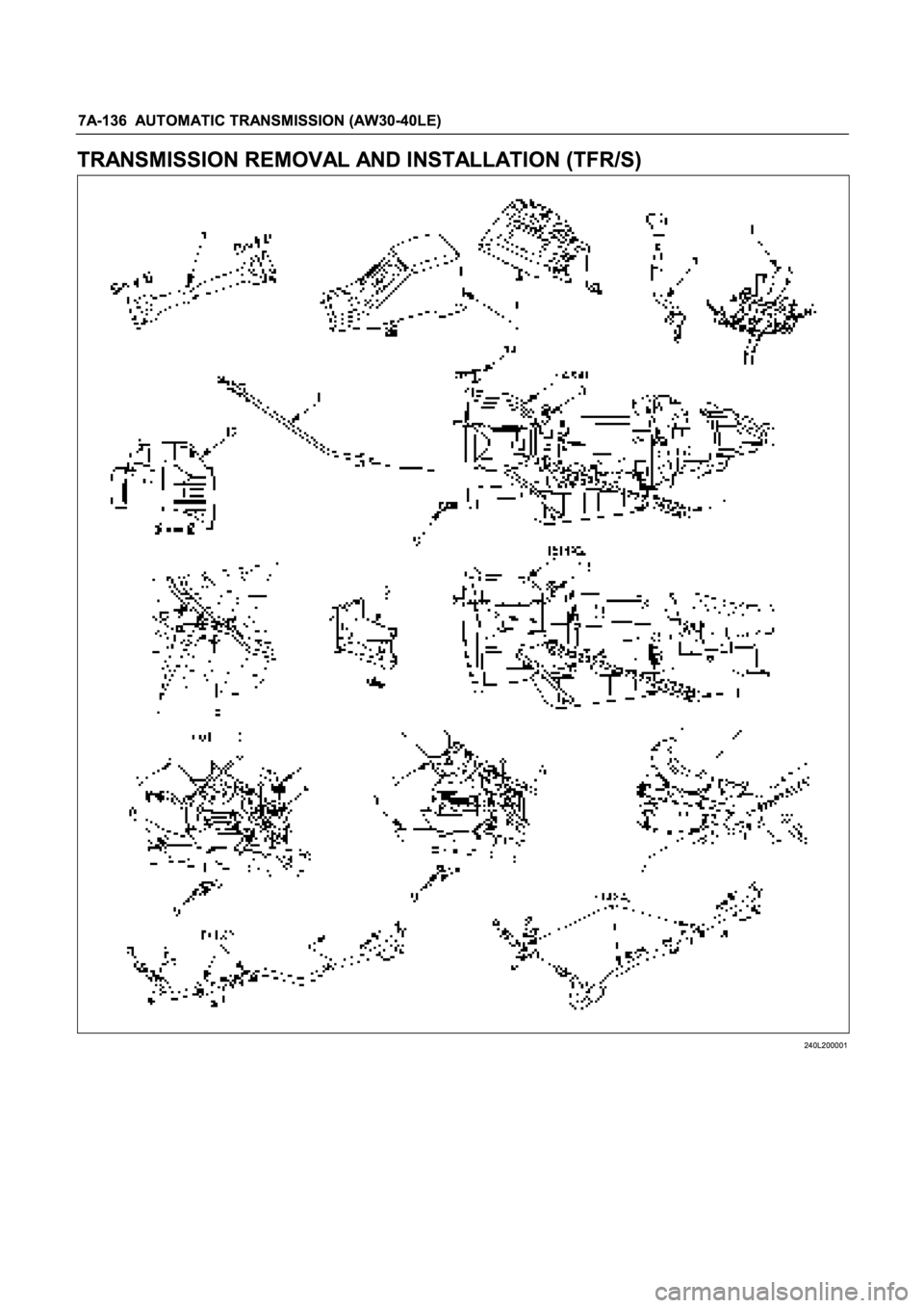 ISUZU TFR SERIES 1997  Workshop Manual 