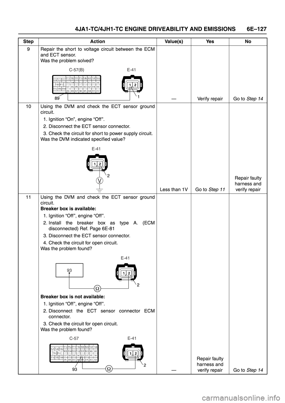 ISUZU TFR SERIES 1997  Workshop Manual 