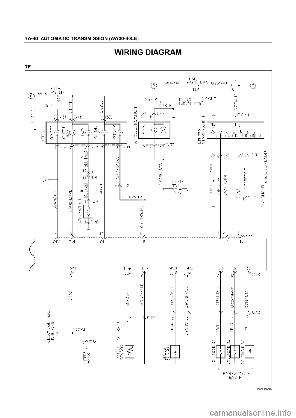 ISUZU TFR SERIES 1997  Workshop Manual 