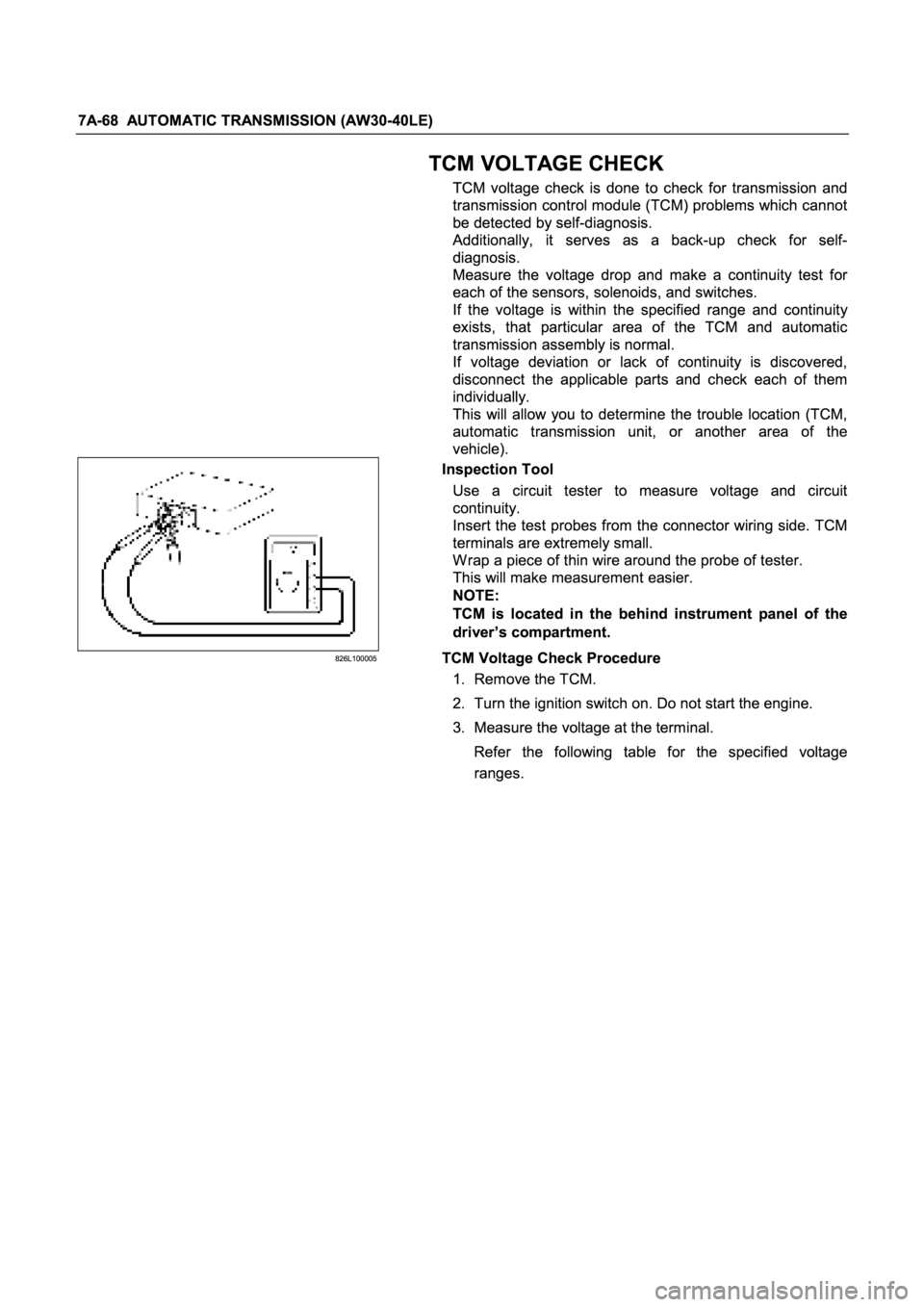 ISUZU TFR SERIES 1997  Workshop Manual �
� 
