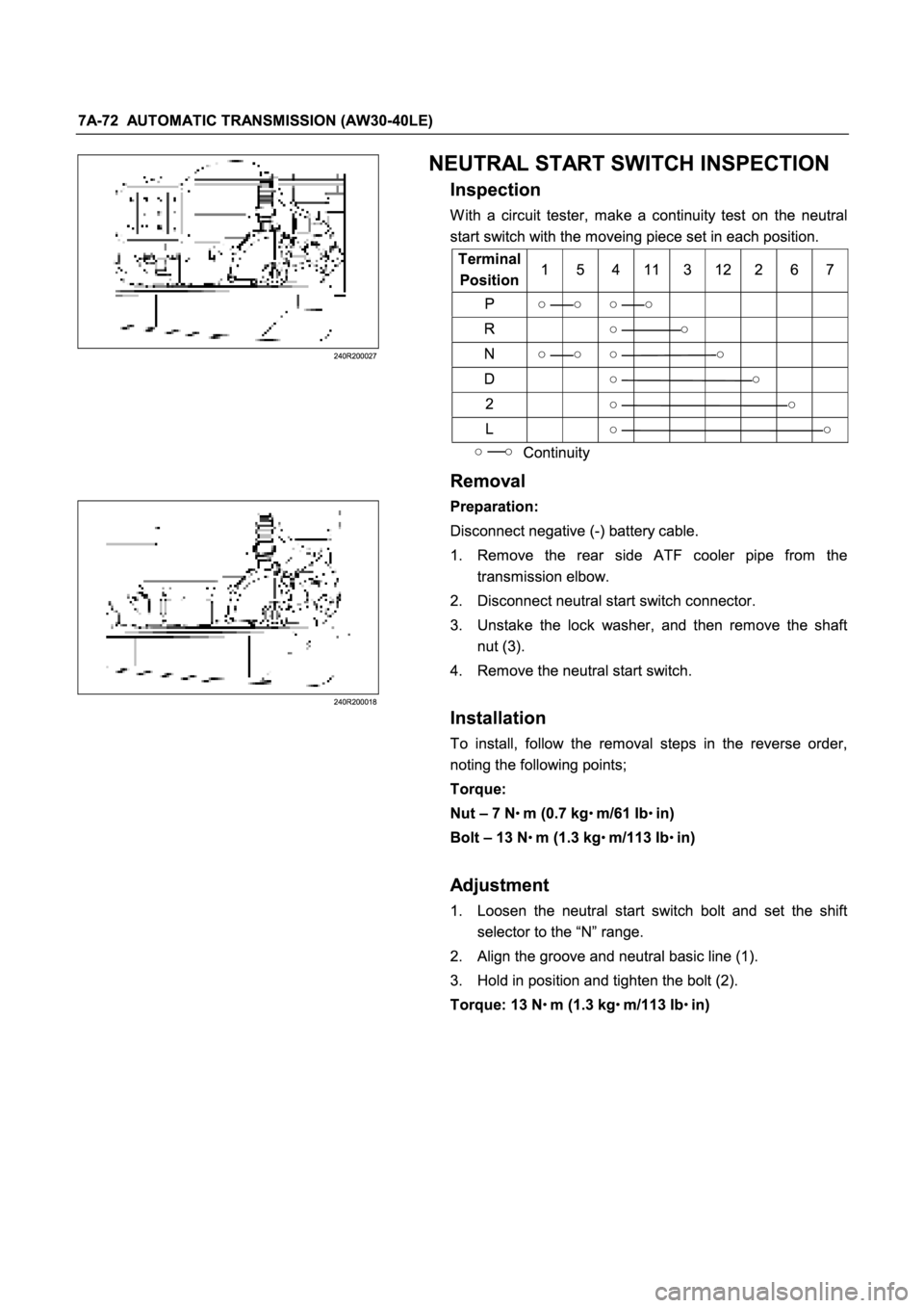 ISUZU TFR SERIES 1997  Workshop Manual ÓÓÓÓ
ÓÓ
ÓÓÓ Ó
ÓÓ
ÓÓ
ÓÓ
�
Ó� Ó
�
K
KK KK
KK KK
KK K
K
KK KK
KK KK
KK K
K
KK KK
KK KK
KK K 