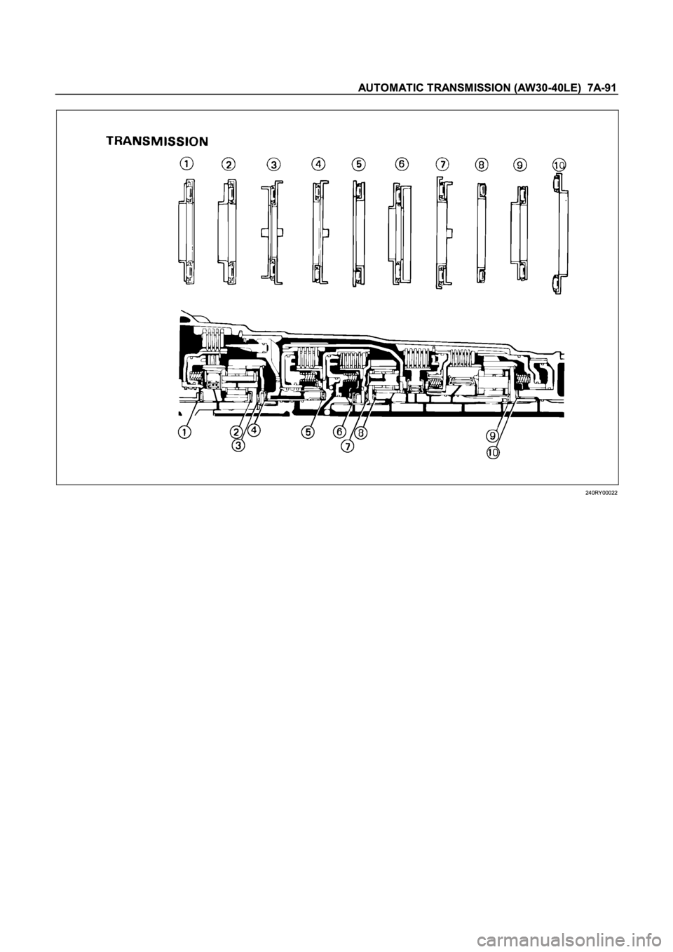ISUZU TFR SERIES 1997  Workshop Manual 