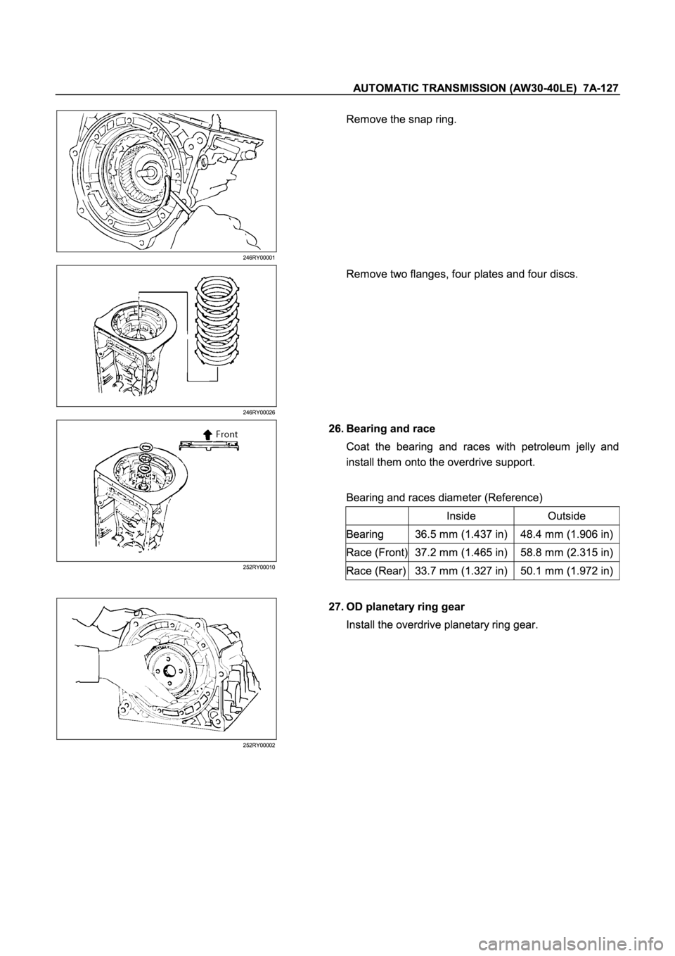 ISUZU TFR SERIES 1997  Workshop Manual �
�
�
� 