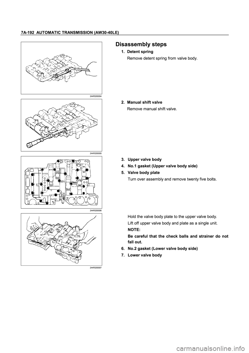 ISUZU TFR SERIES 1997  Workshop Manual �
�
�
�
� 